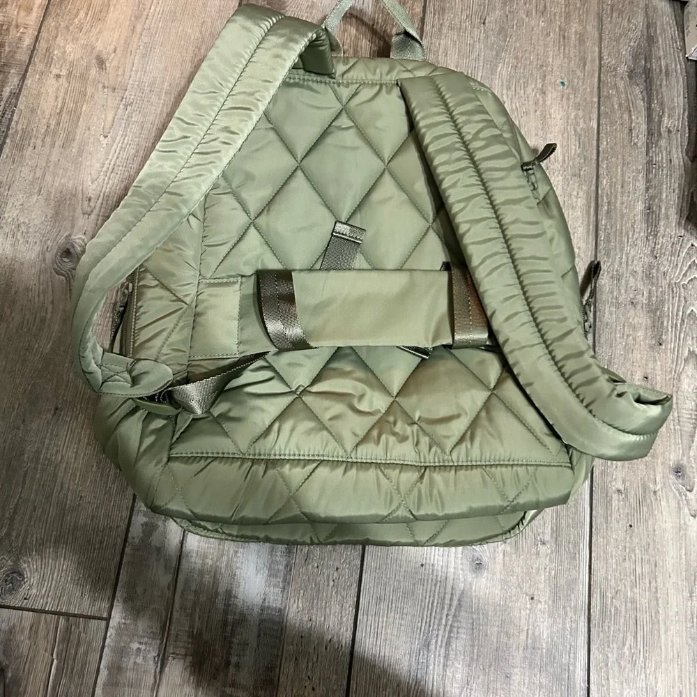 Vera Bradley Outlet Ultralight Commuter Backpack in the color Sage Green olive